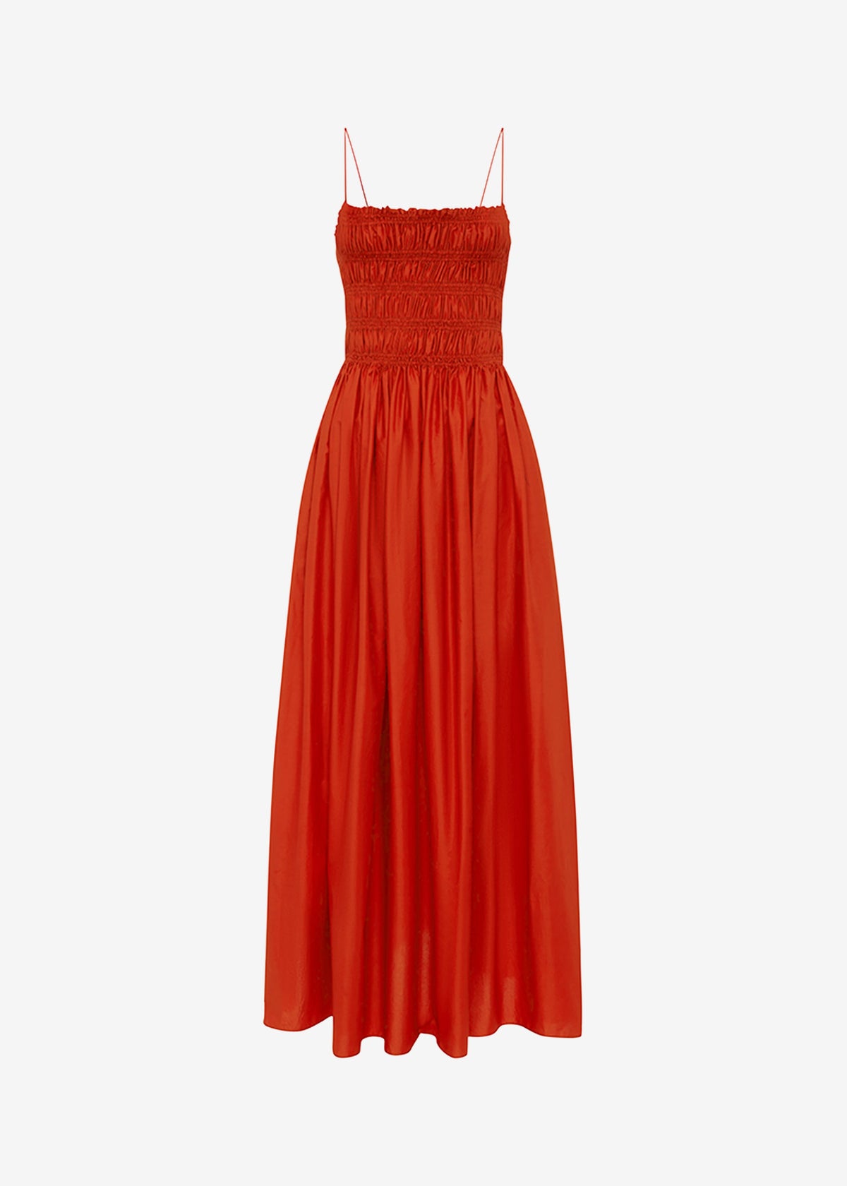 Matteau Shirred Bodice Dress - Tomato β view 7 of 7
