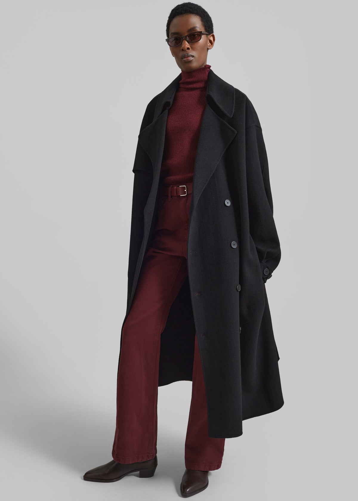 Mavis Long Coat - Black β view 6 of 8