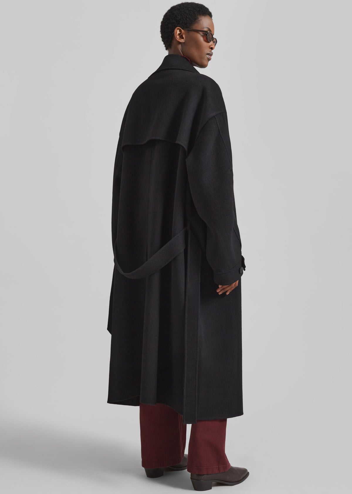 Mavis Long Coat - Black β view 7 of 8
