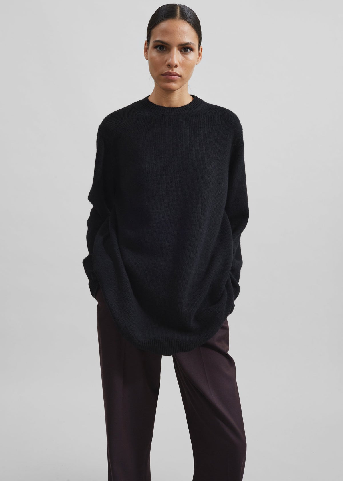 Maxime Knit Sweater Dress - Black β view 4 of 7