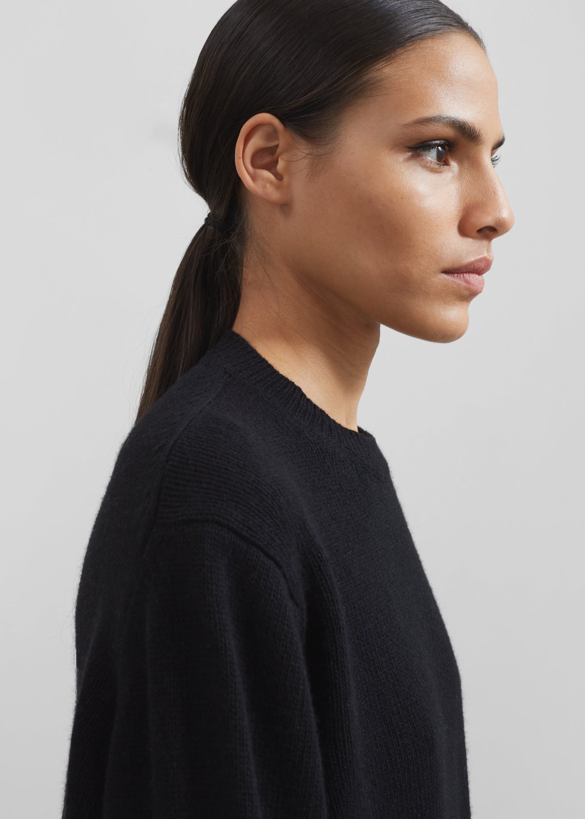 Maxime Knit Sweater Dress - Black β view 3 of 7
