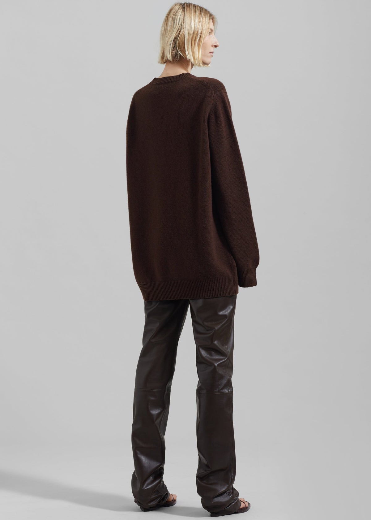 Maxime Knit Sweater Dress - Brown β view 11 of 12
