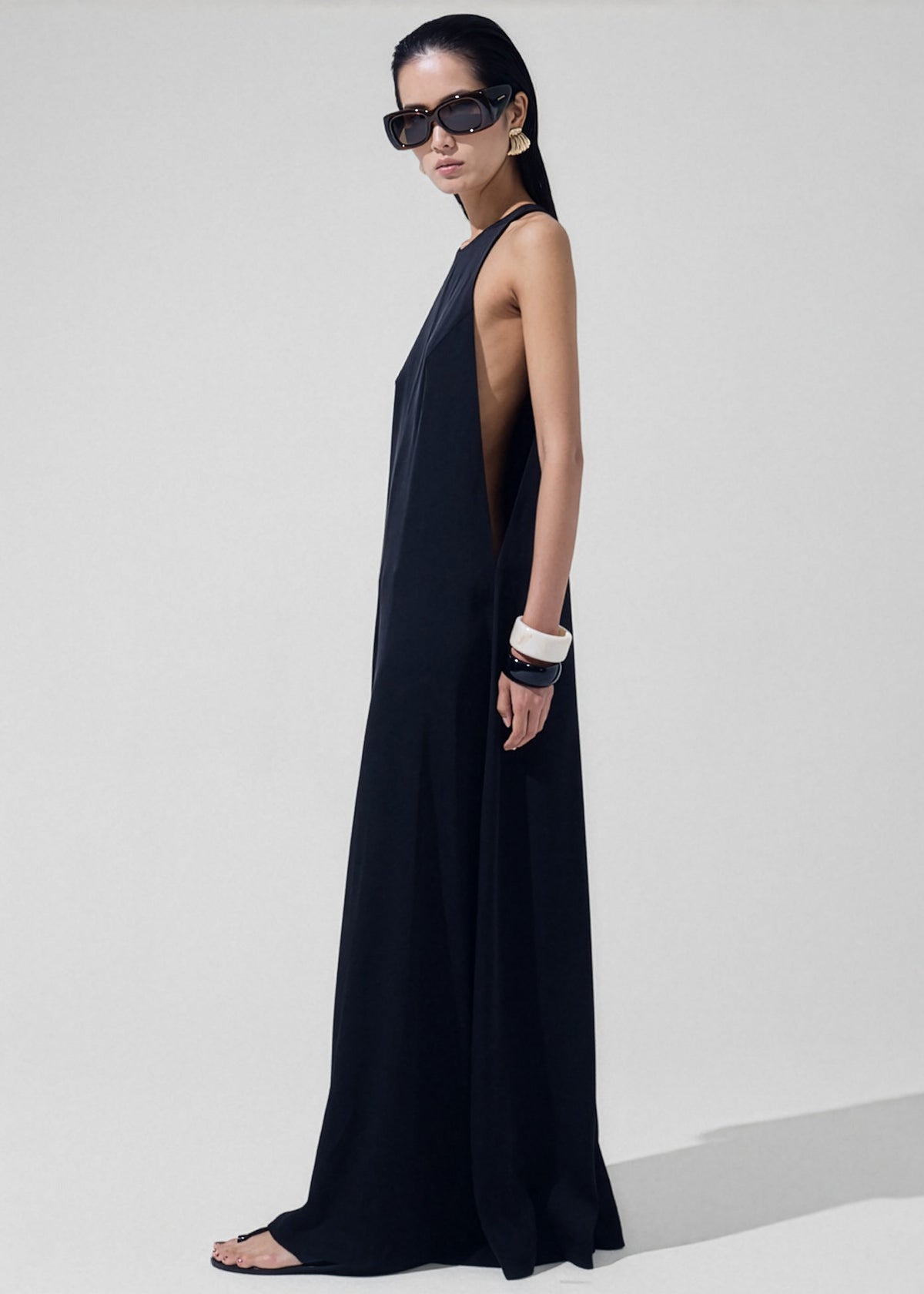 Mayan Wide Leg Jumpsuit - Black β view 3 of 6