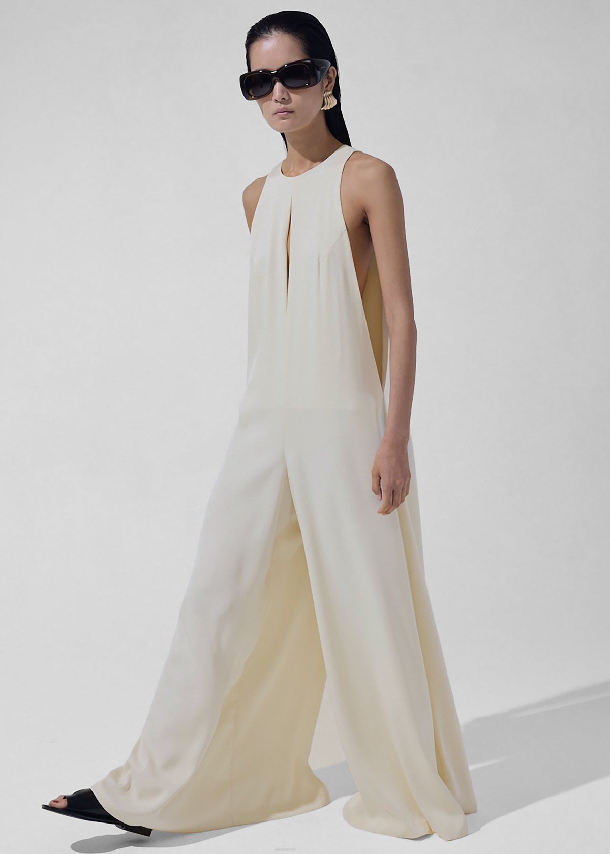 Mayan Wide Leg Jumpsuit - Ivory β view 1 of 8