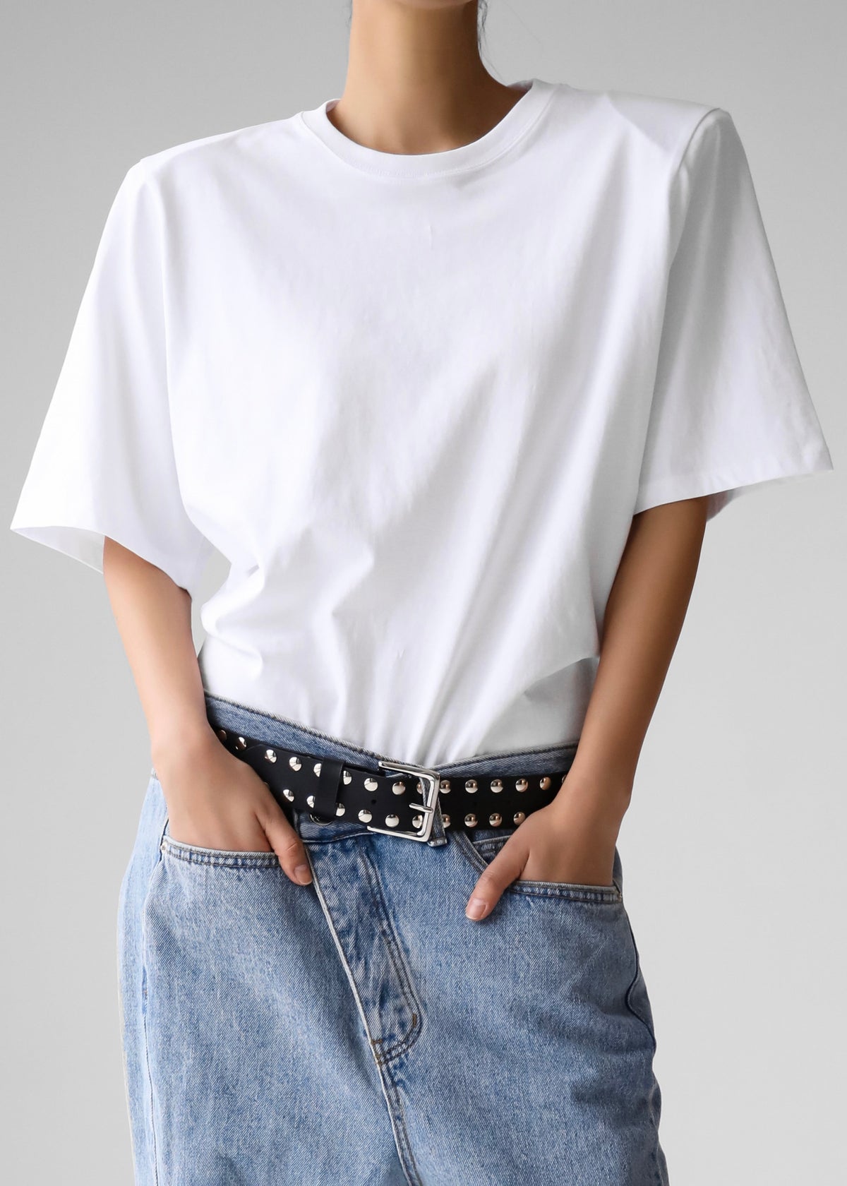 Meida Padded T-Shirt Bodysuit - White β view 7 of 9