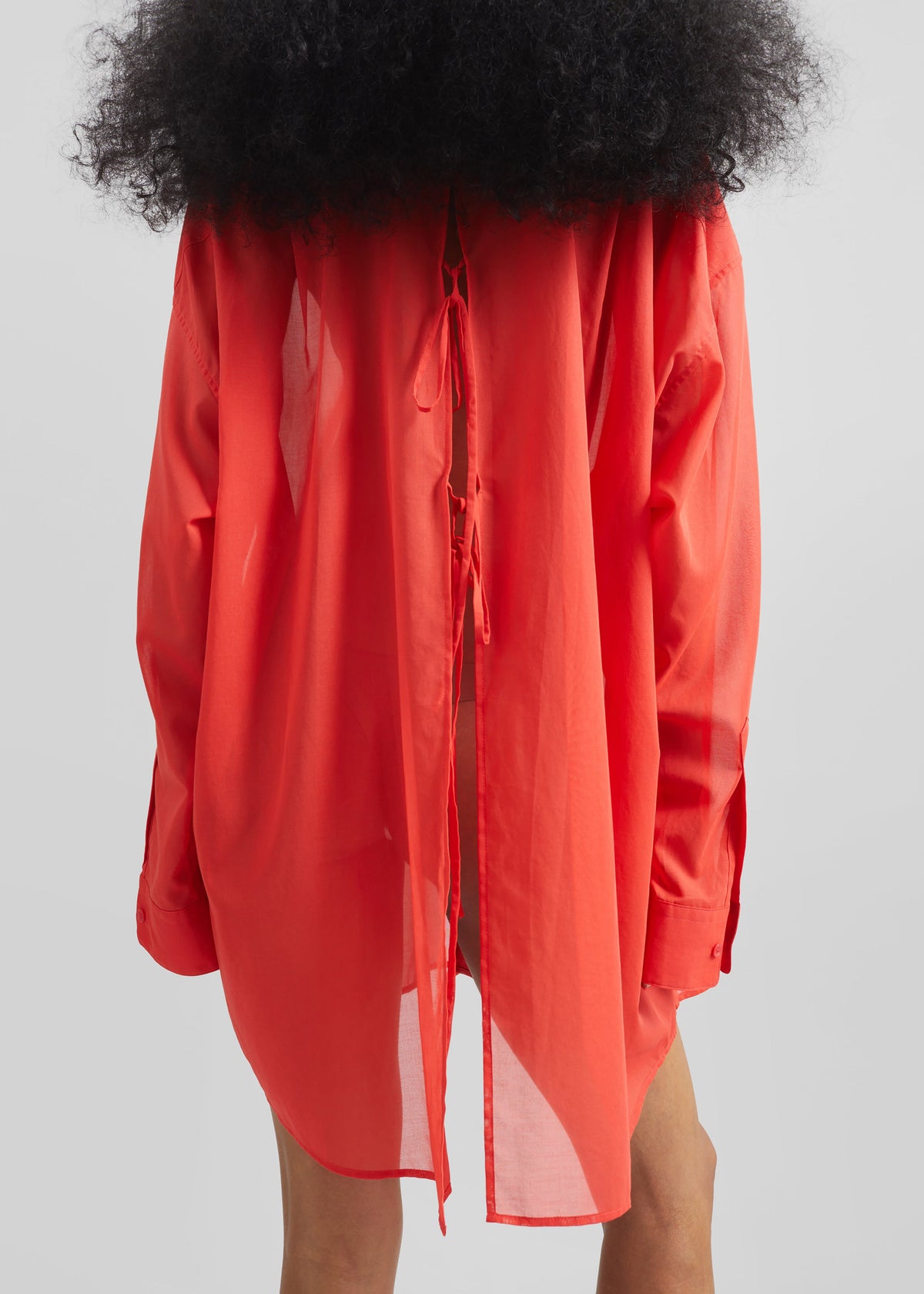 Melia Open-Back Shirt - Red β view 5 of 8