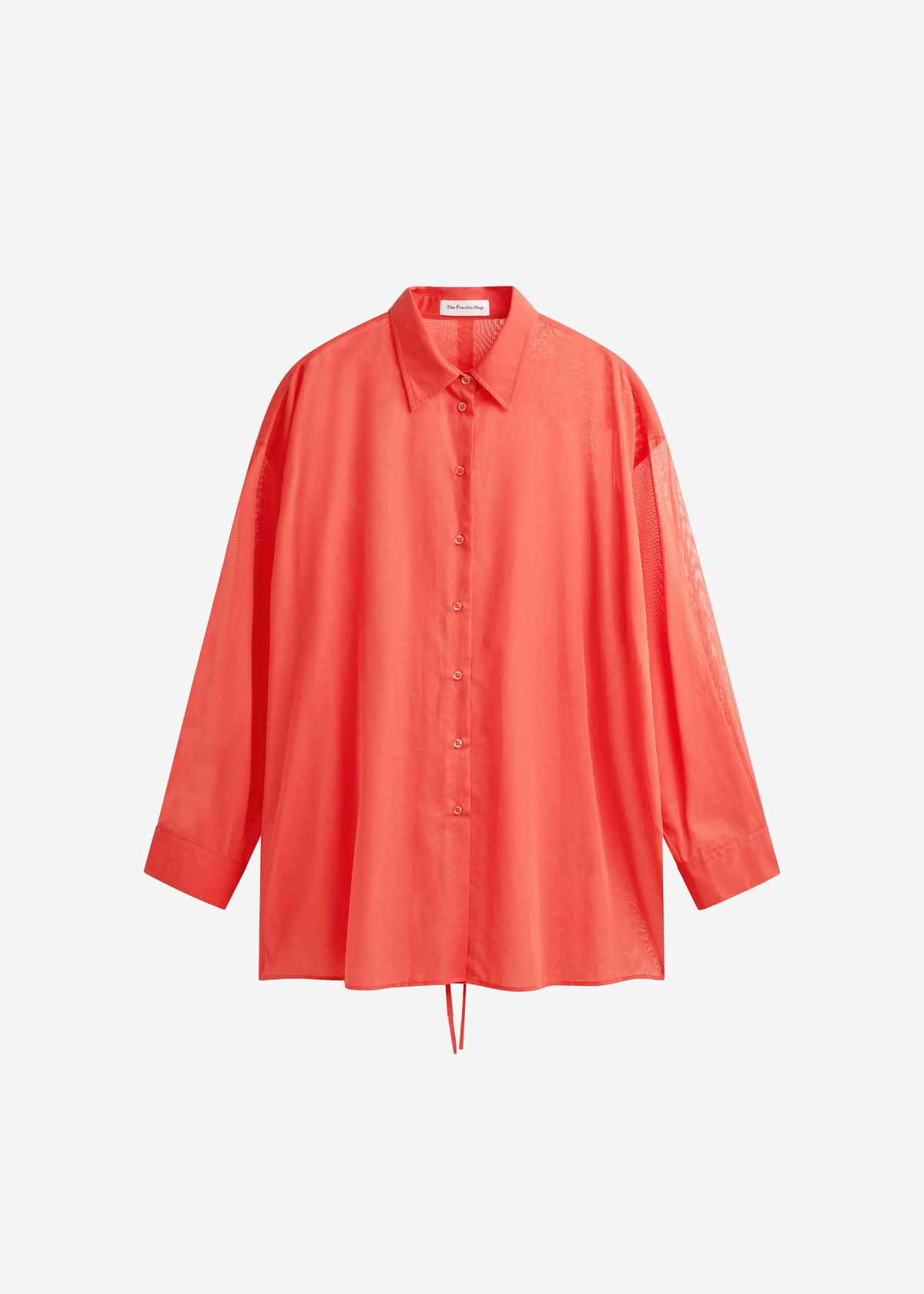Melia Open-Back Shirt - Red β view 8 of 8