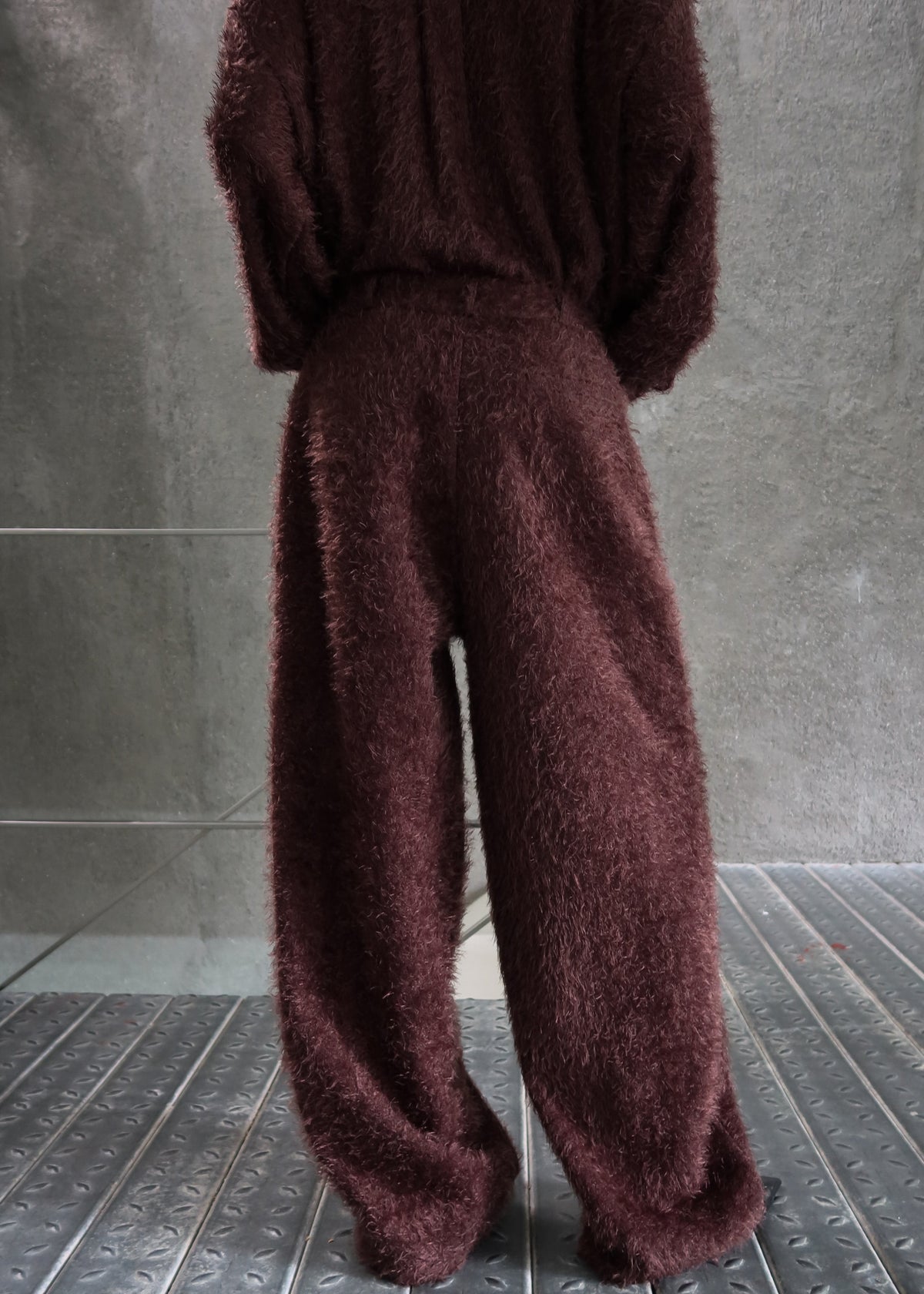 Melker Furry Pants - Mauve Brown β view 4 of 12