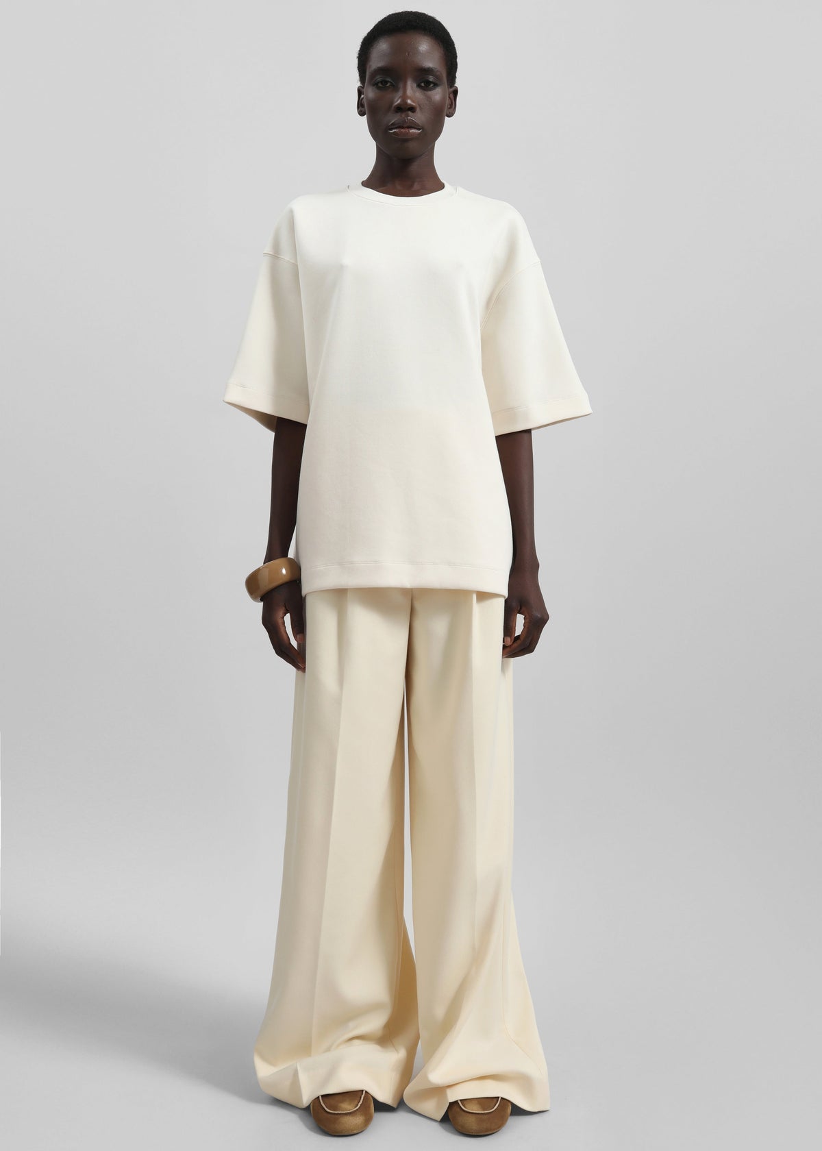 Melor Oversized T-Shirt - Cream β view 4 of 7