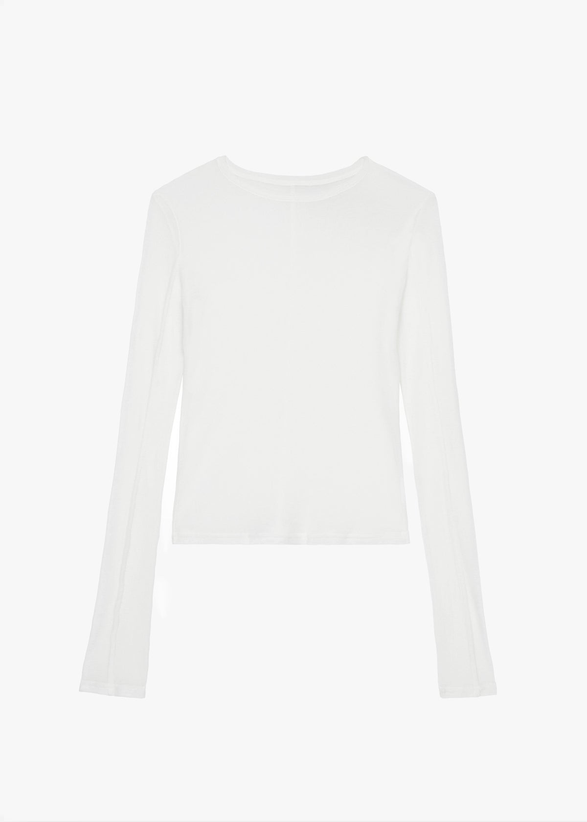 Mesa Sheer Long Sleeve Tee - White β view 11 of 11
