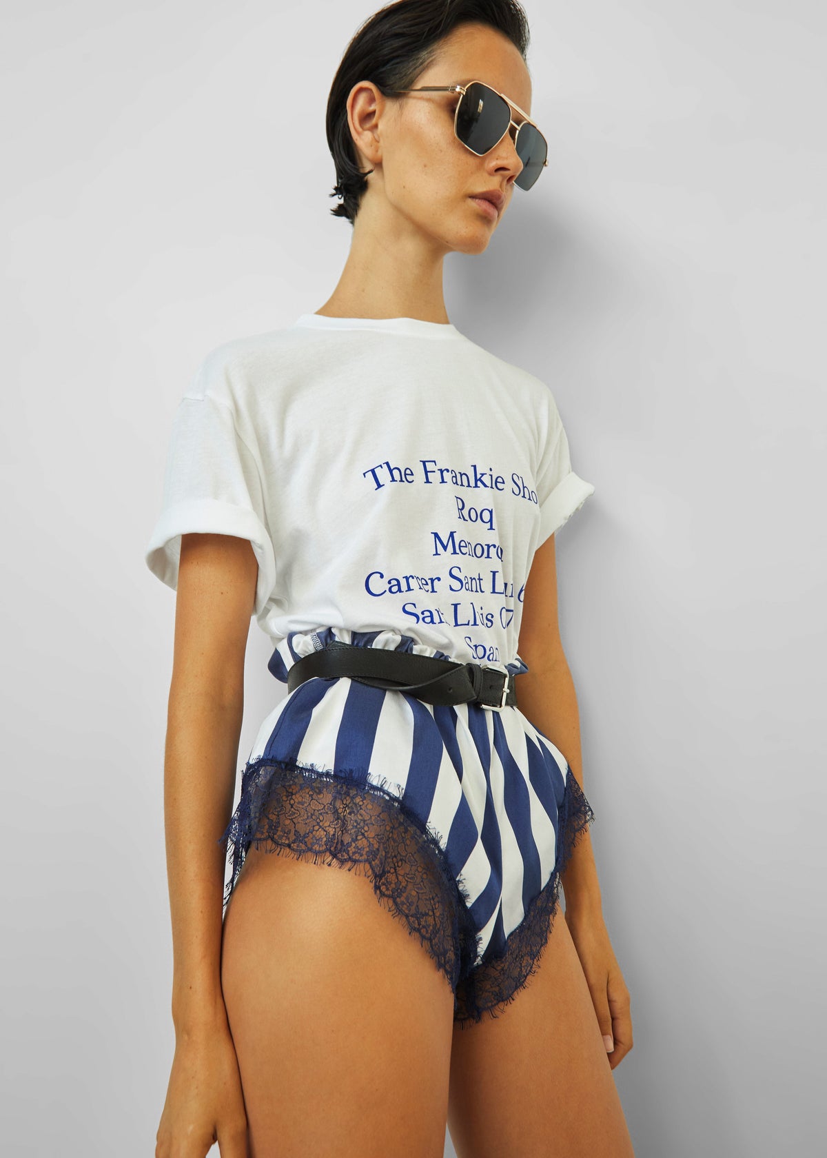 Milos Mini Boxer Shorts - Navy/White Stripe β view 9 of 12