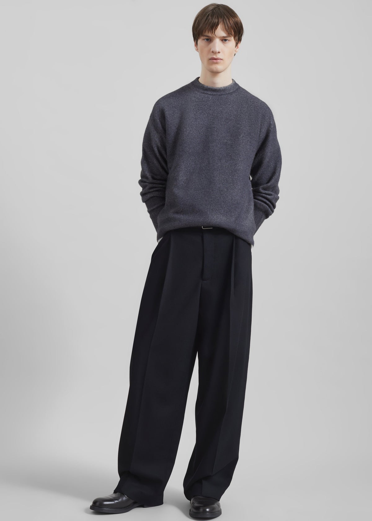 Milton Flannel Trousers - Black β view 4 of 9
