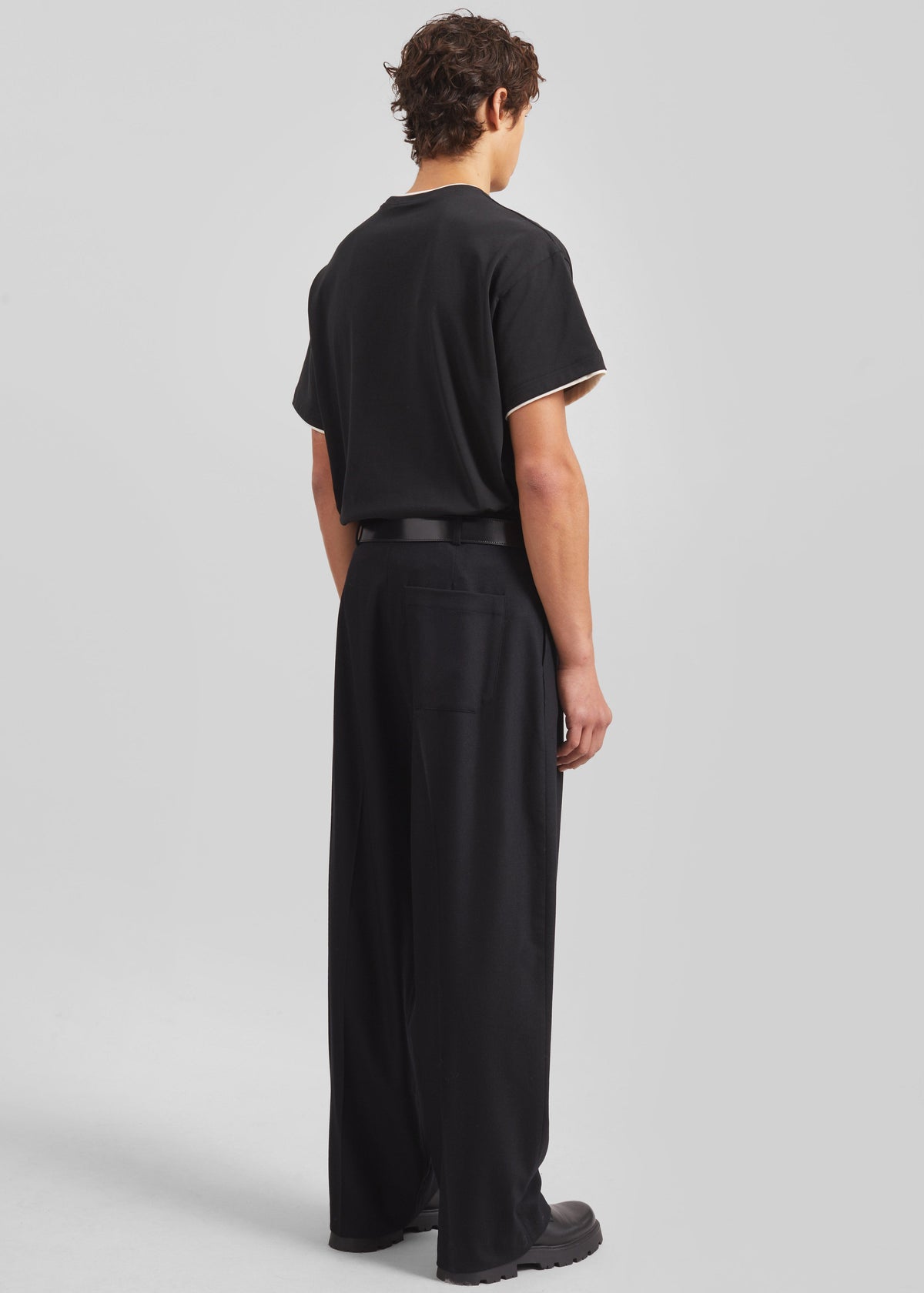 Milton Flannel Trousers - Black β view 9 of 9