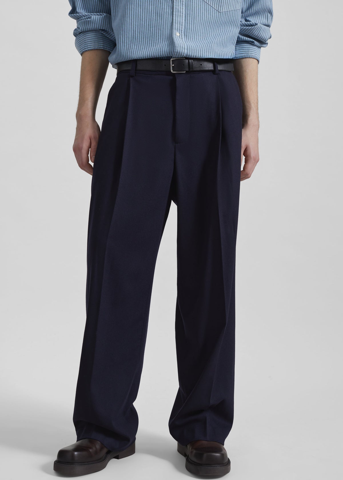 Milton Flannel Trousers - Navy β view 8 of 10