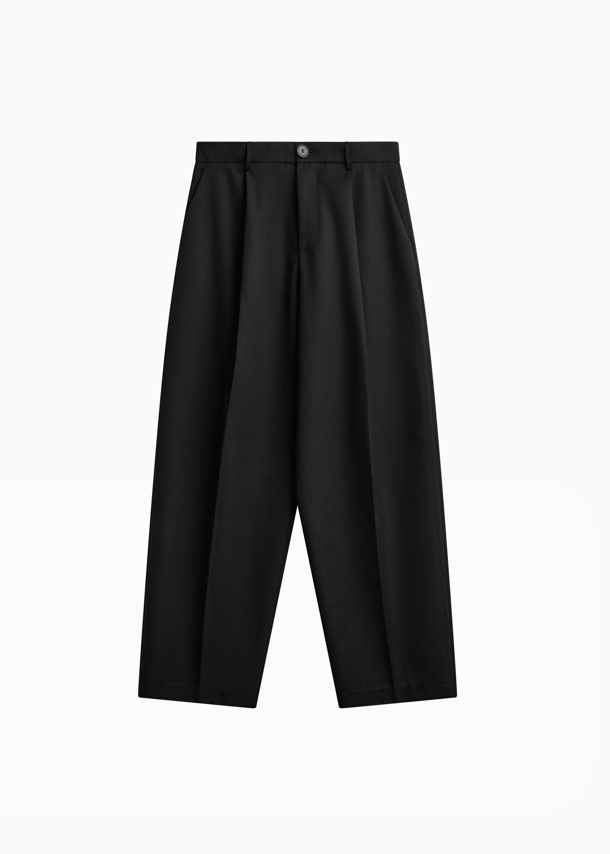 Milton Wool-Blend Trousers - Black β view 8 of 8