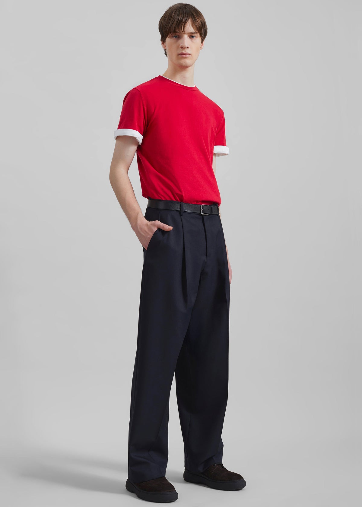 Milton Wool-Blend Trousers - Dark Navy β view 4 of 8