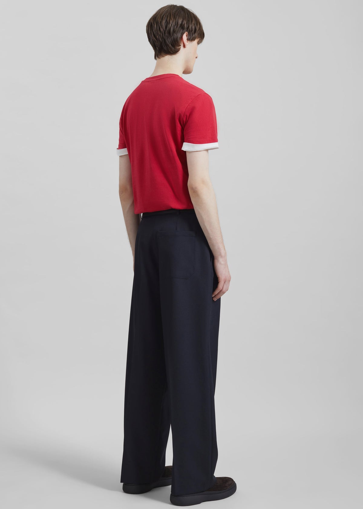 Milton Wool-Blend Trousers - Dark Navy β view 7 of 8