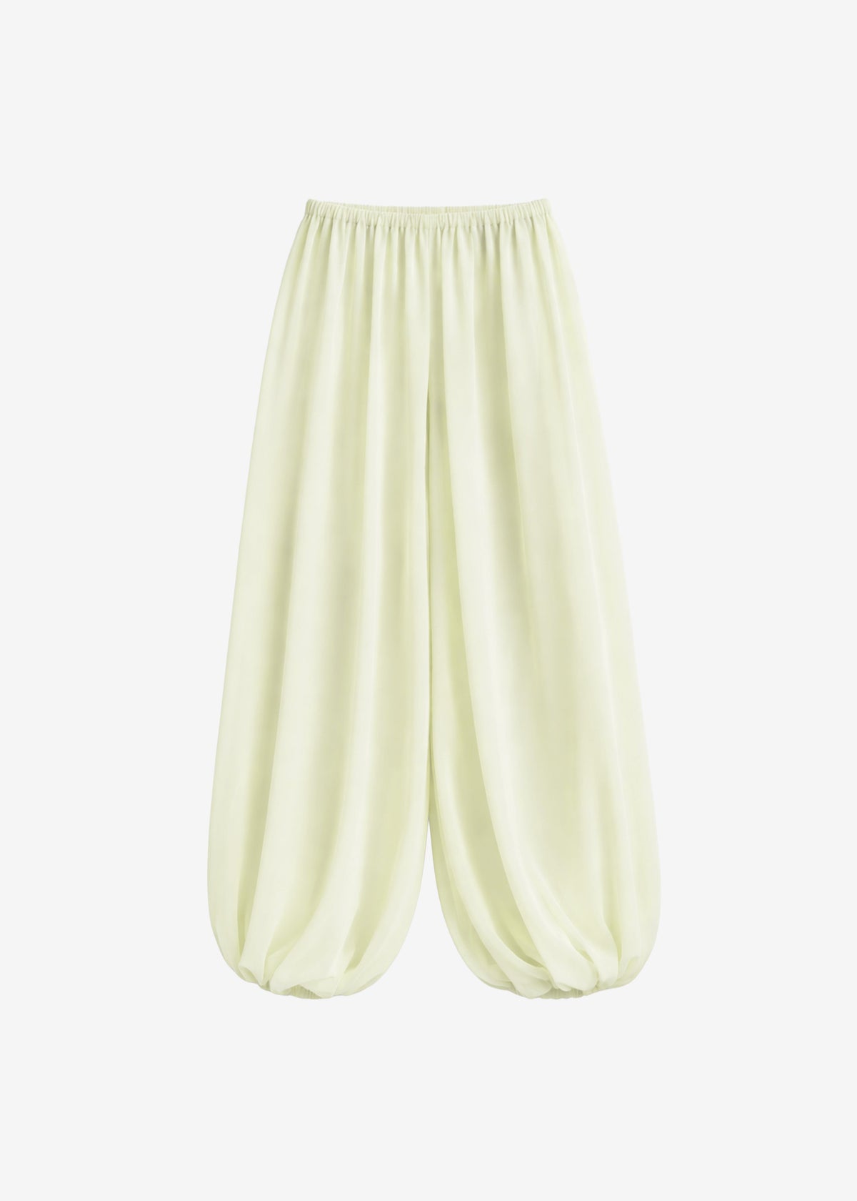 Mio Sheer Balloon Pants - Pale Yellow β view 8 of 8