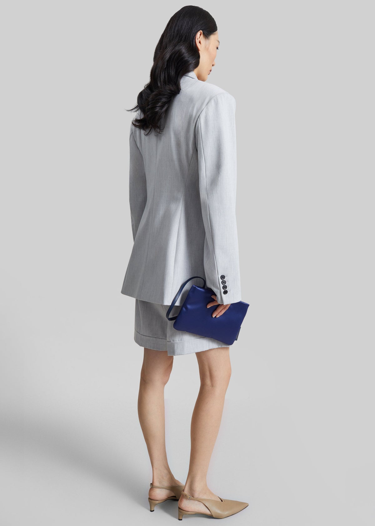 Mirbel Cinched Blazer - Light Grey β view 10 of 11