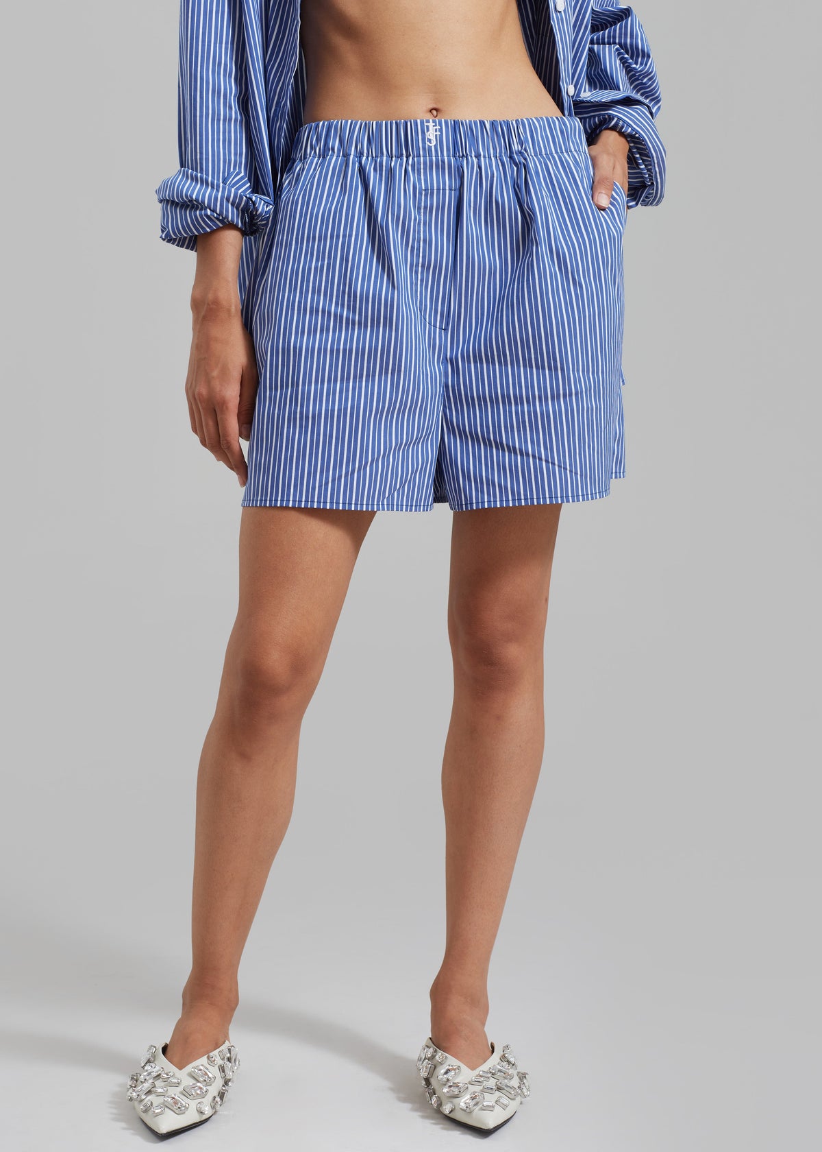 Mirca Boxer Shorts - Blue Multi Stripe β view 5 of 9