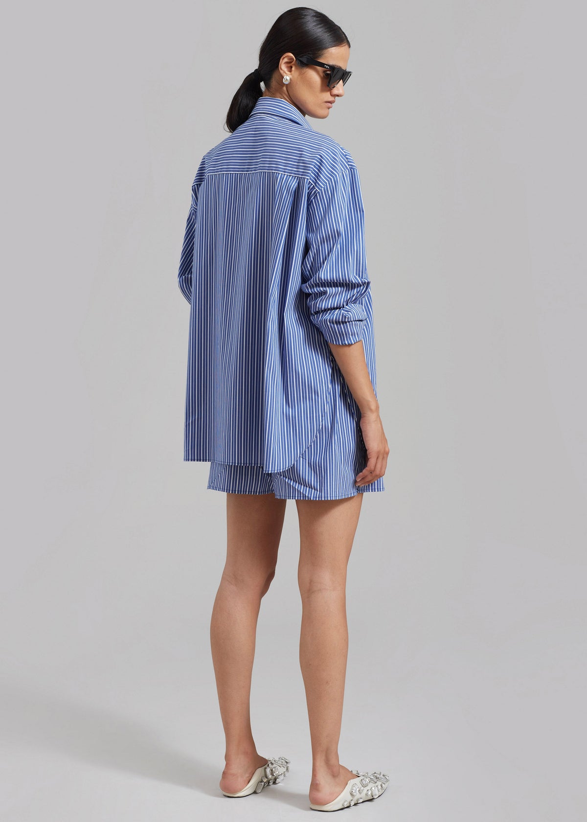 Mirca Pocket Shirt - Blue Multi Stripe β view 9 of 10