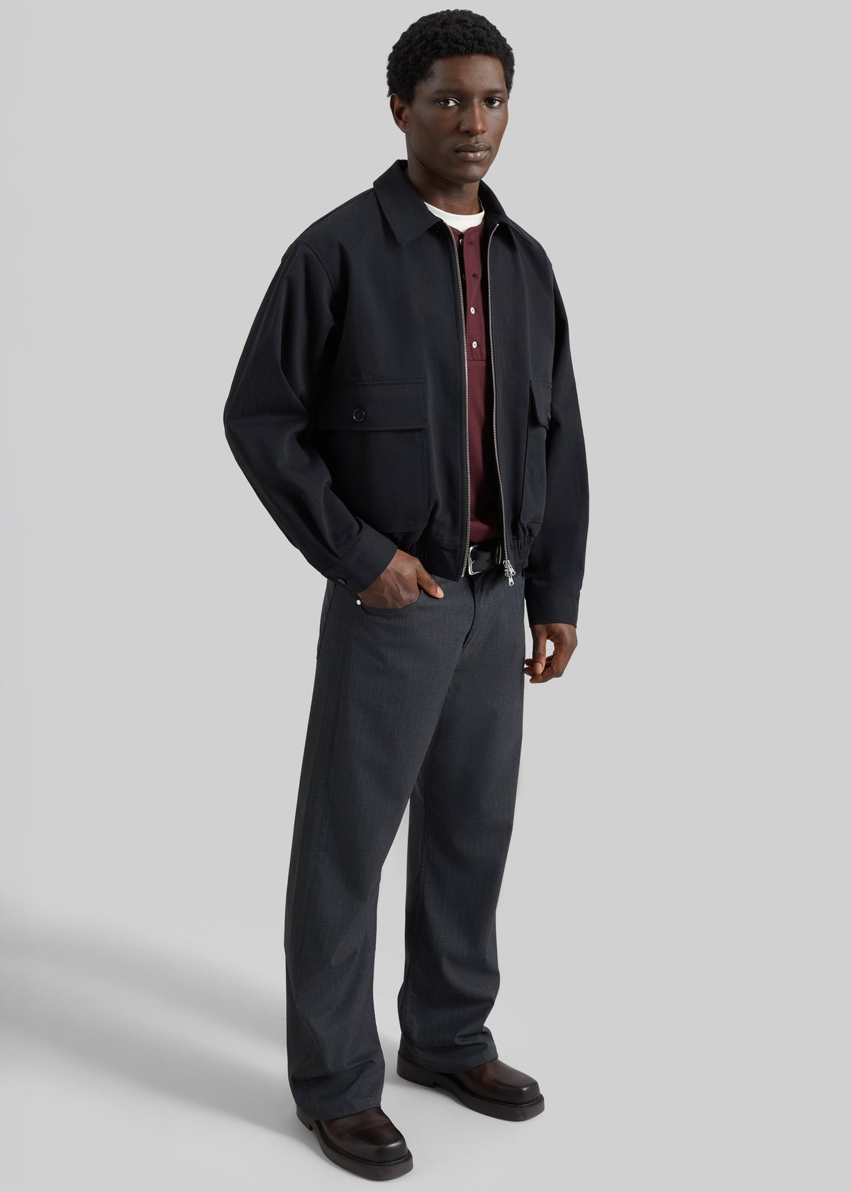 Mitchell Cotton Twill Jacket - Black β view 5 of 7