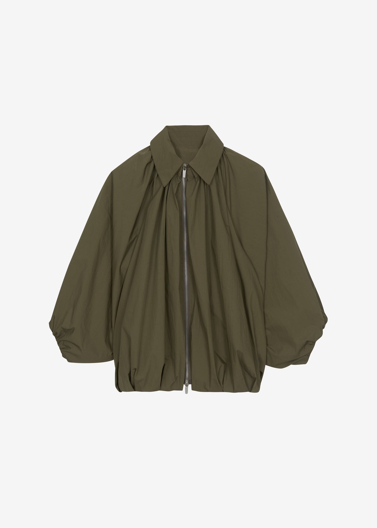 Murray Batwing Sleeve Balloon Jacket - Olive Brown β view 11 of 11