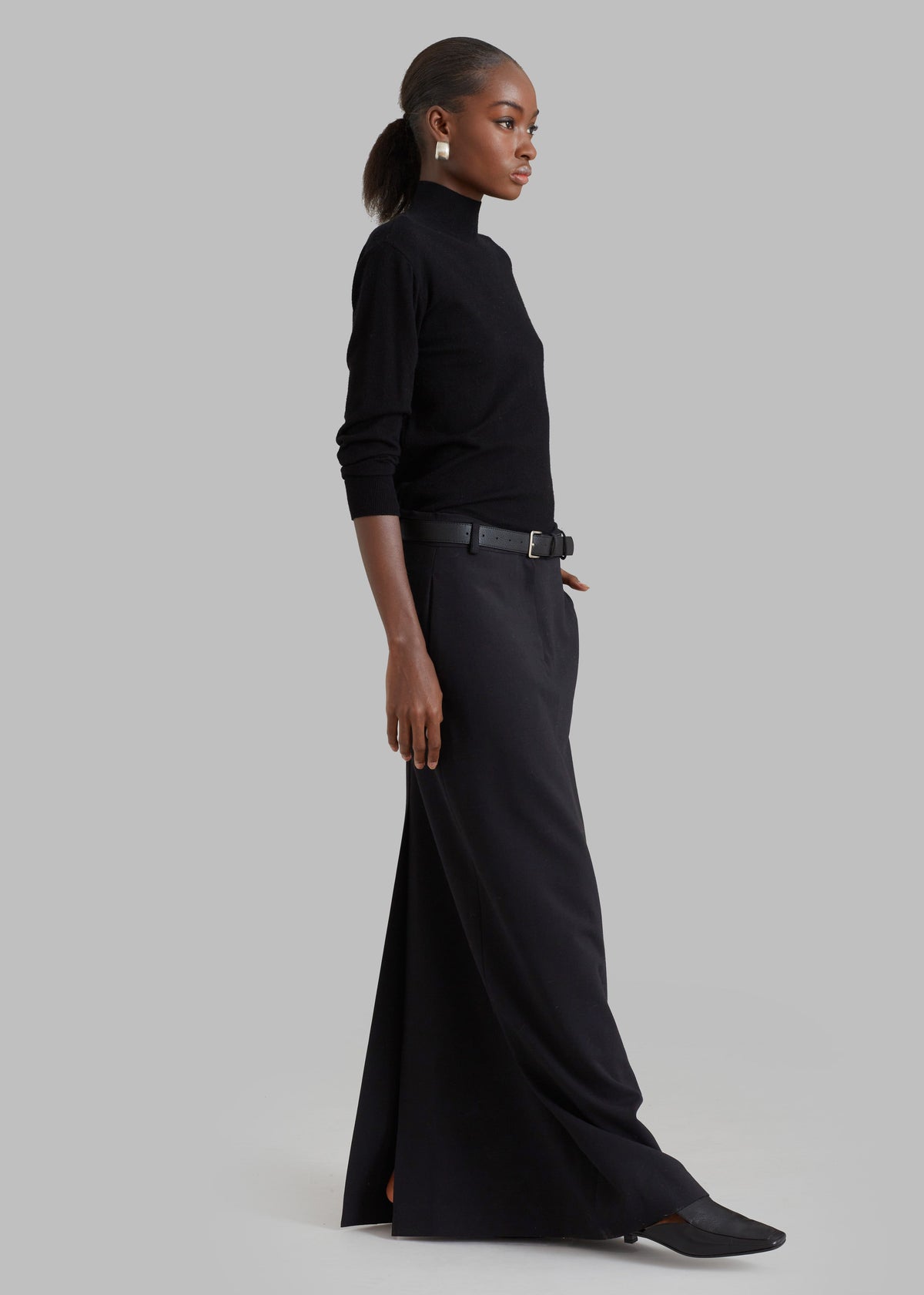 Malvo Long Pencil Skirt - Black β view 1 of 12