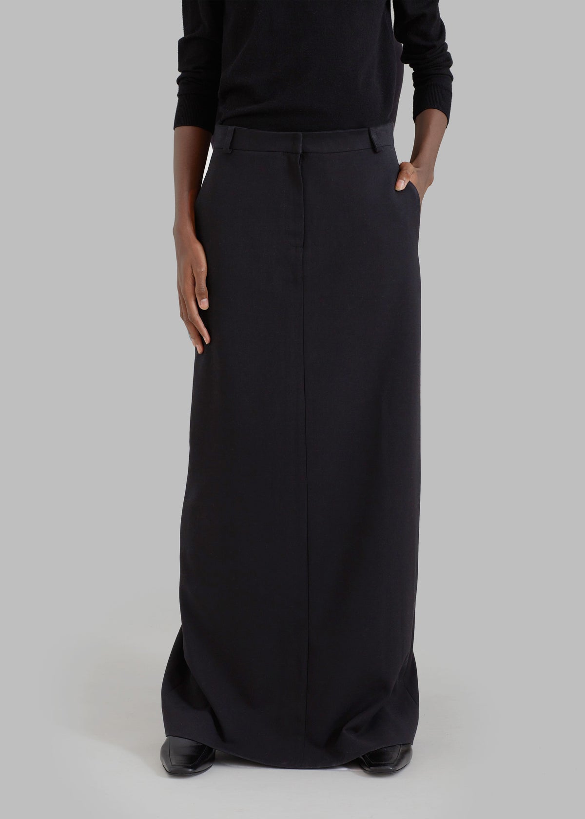 Malvo Long Pencil Skirt - Black β view 8 of 12