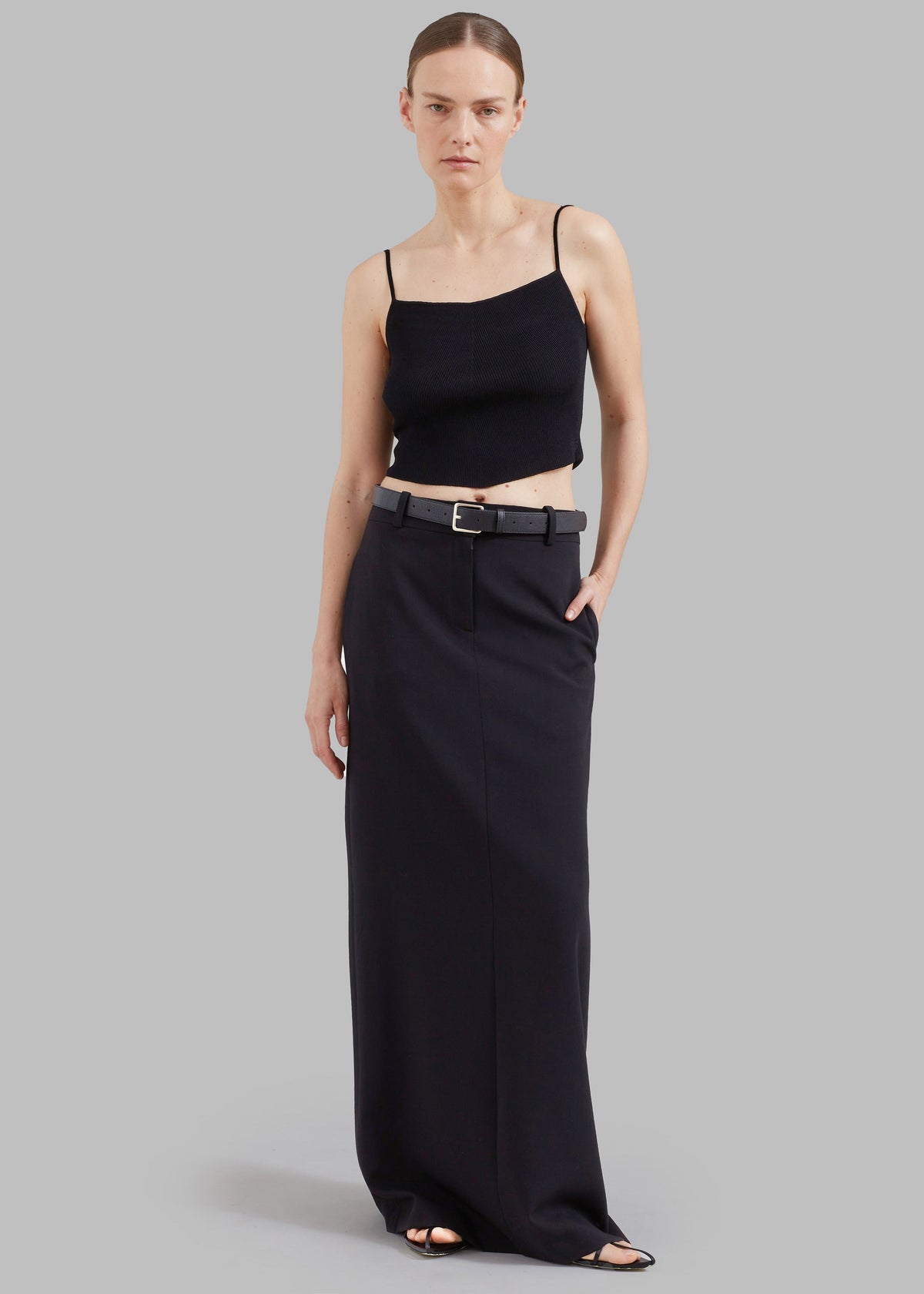 Malvo Long Pencil Skirt - Black β view 5 of 12