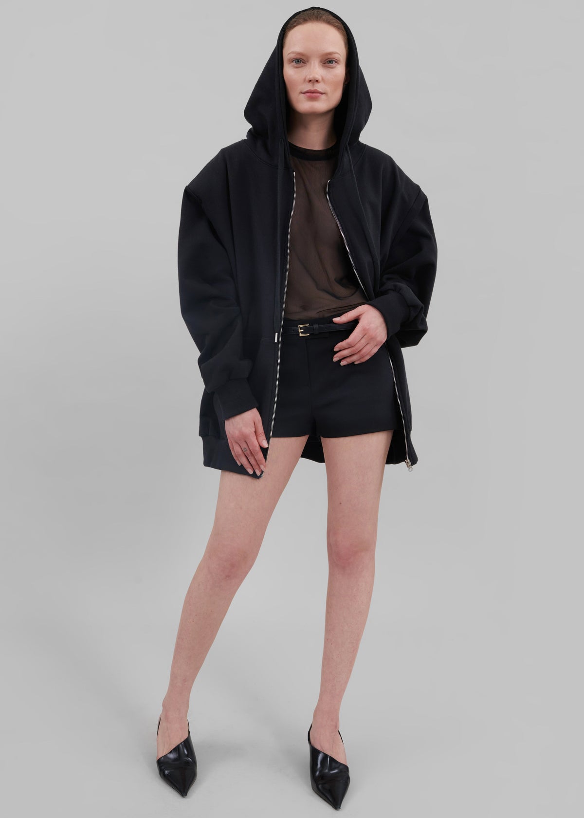 Nami Zip Up Hoodie - Black β view 7 of 9