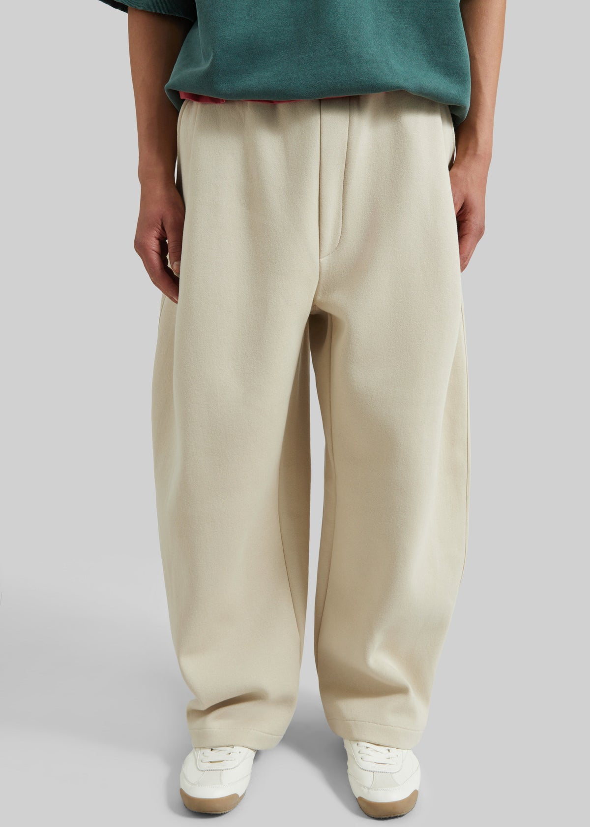 Nas Barrel Leg Sweatpants - Beige β view 2 of 7