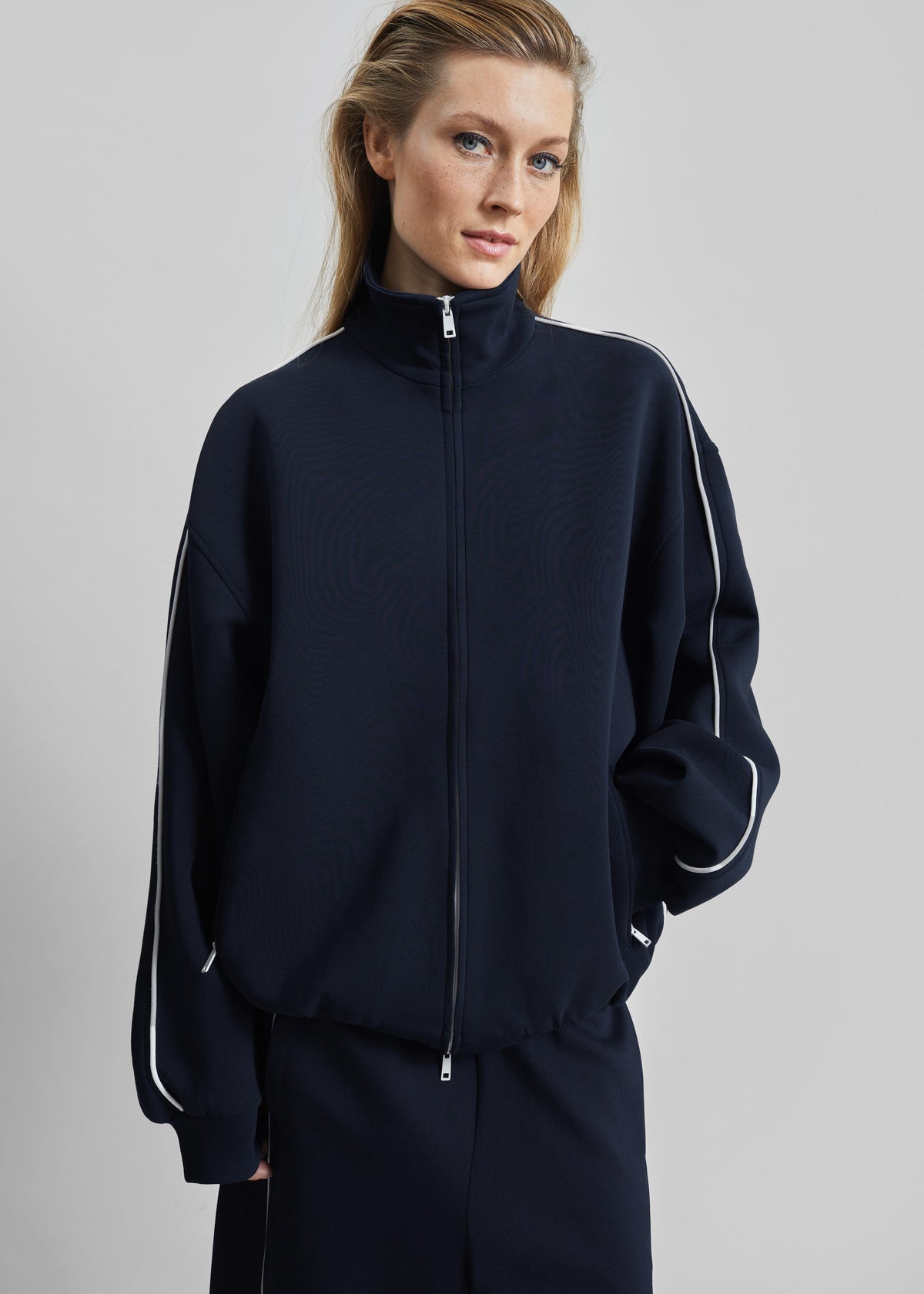 Nayen Zip-Up Jacket - Navy β view 5 of 13