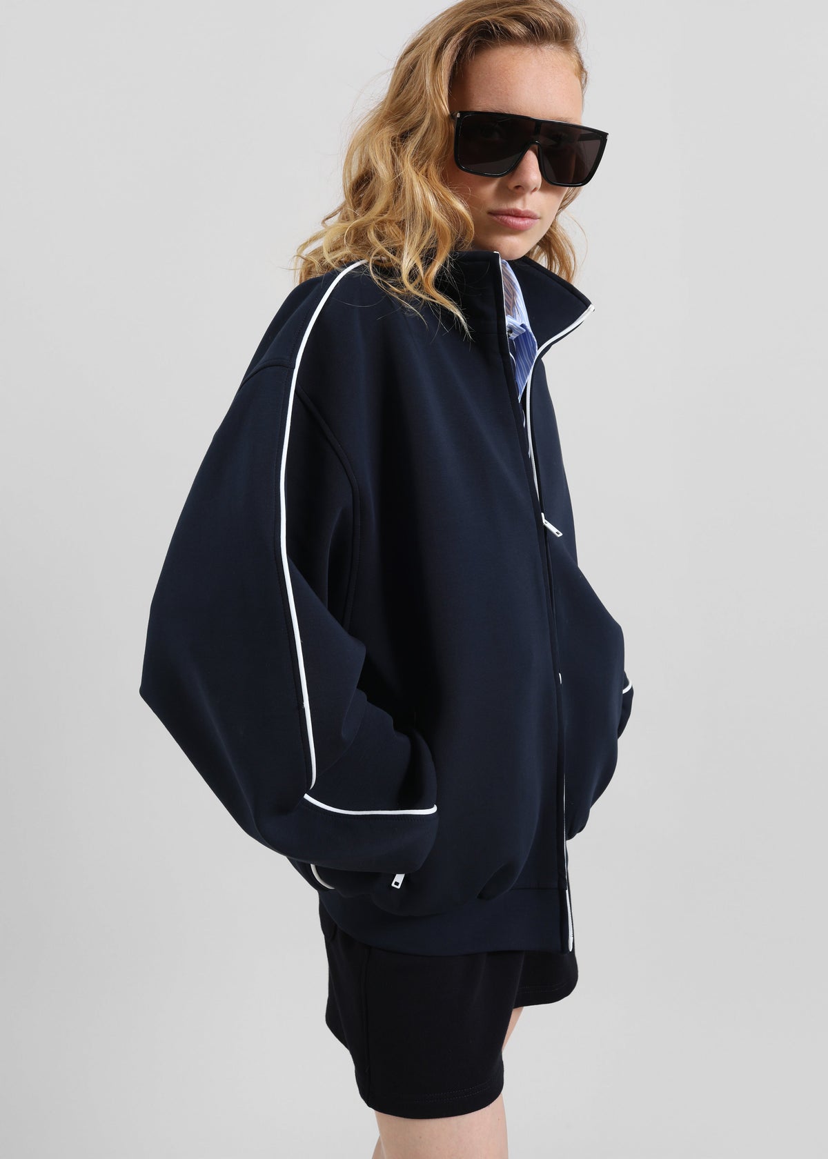 Nayen Zip-Up Jacket - Navy β view 6 of 13