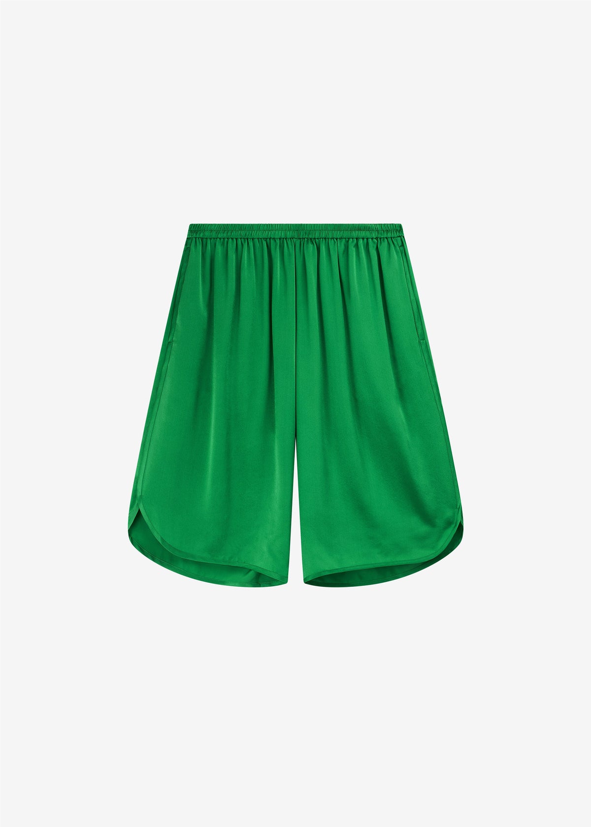 Nelis Silk Bermuda Shorts - Kelly Green β view 10 of 10