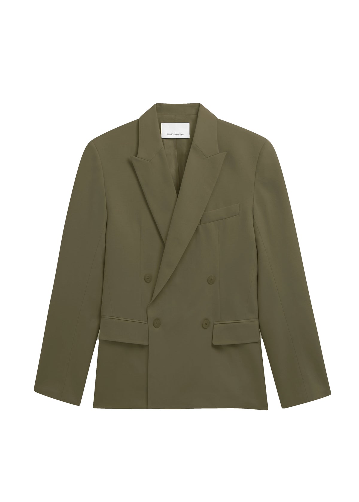 Newark Double Breasted Blazer - Khaki β view 8 of 8