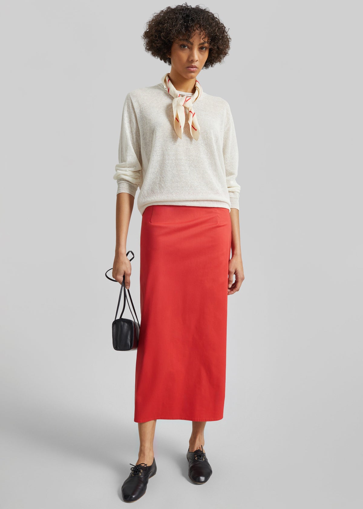 Nisa Midi Skirt - Red β view 5 of 8