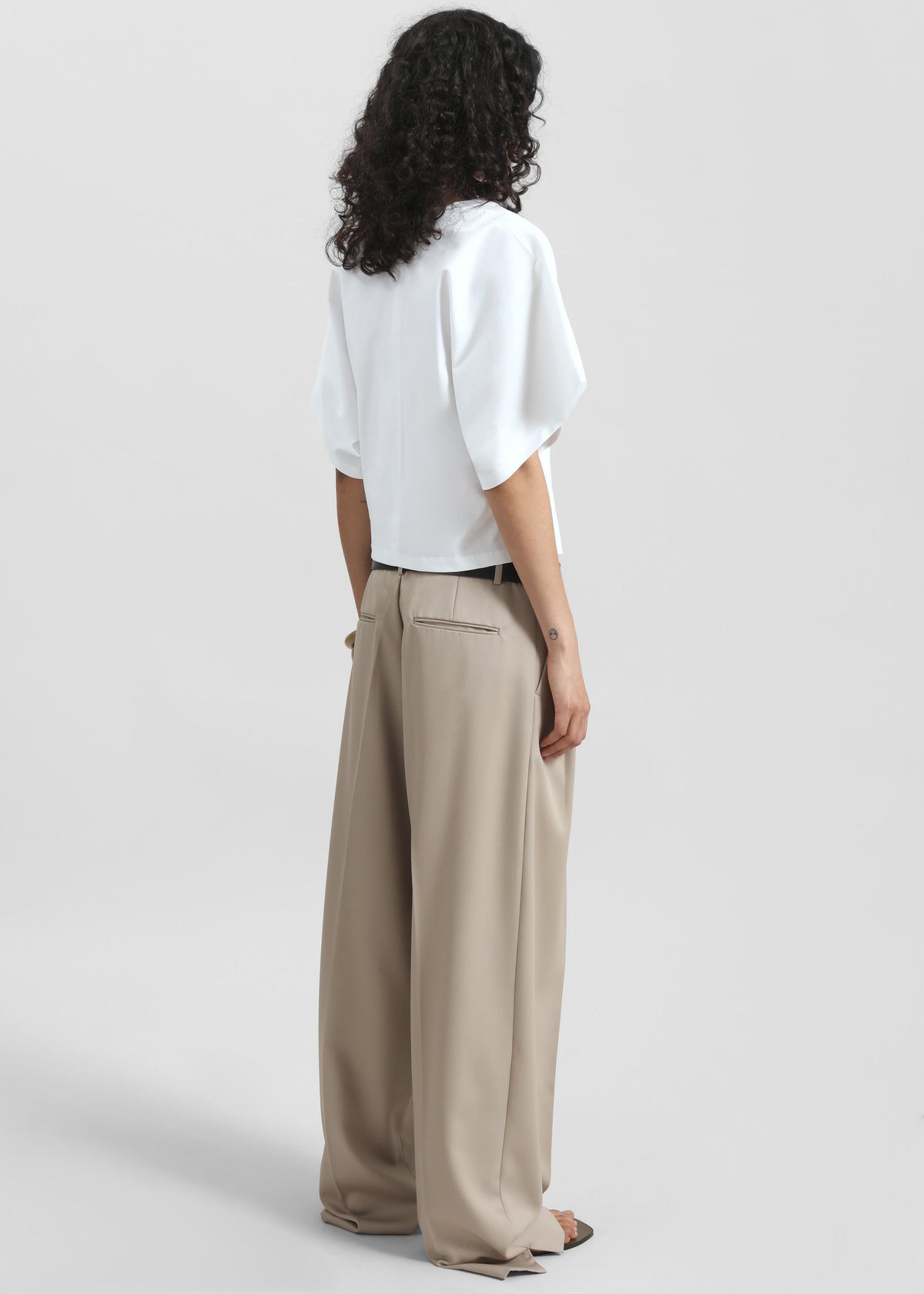 Noya Dolman Sleeve Tee - White β view 5 of 5