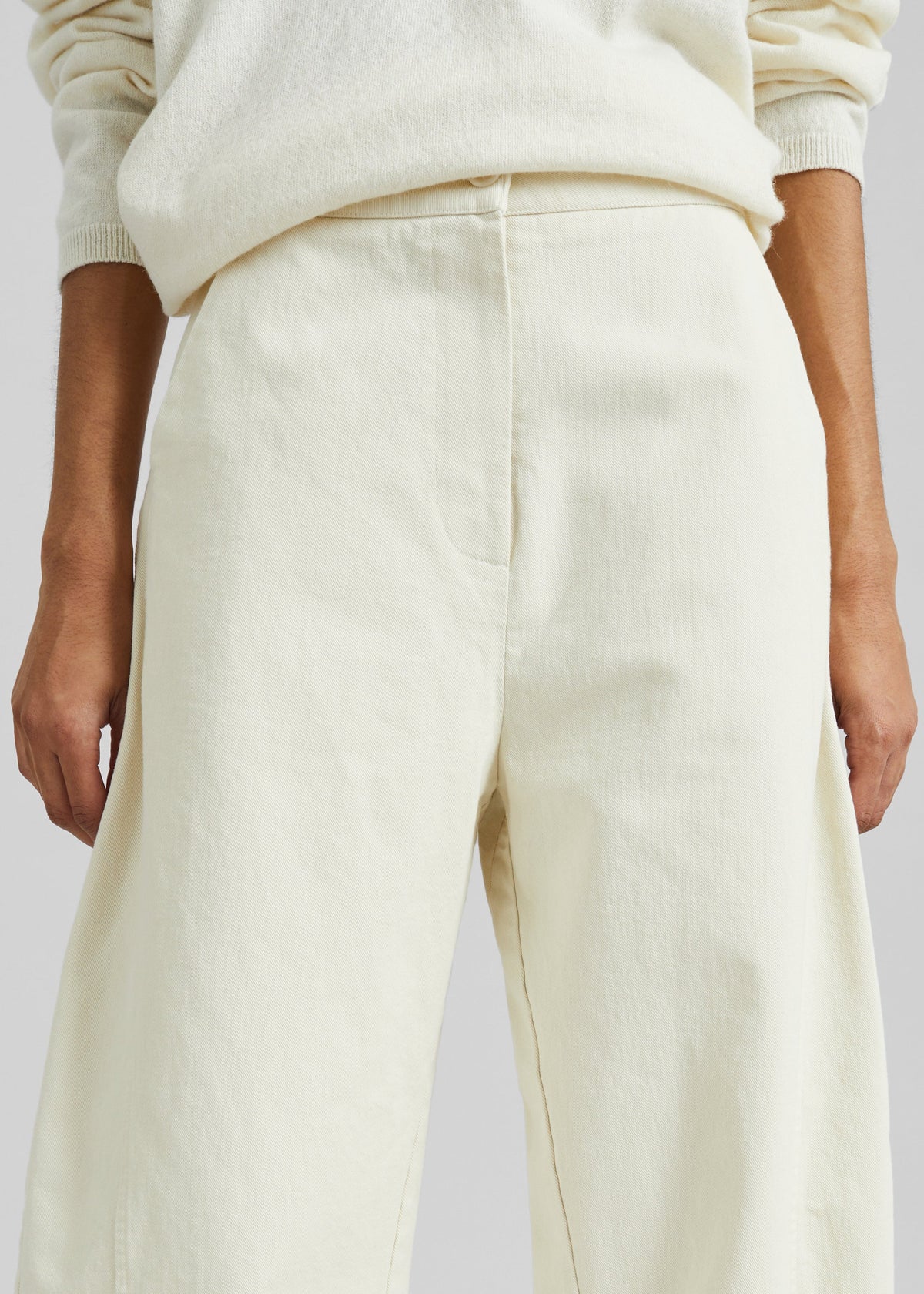 Noyon Barrel Leg Pants - Cream β view 5 of 7