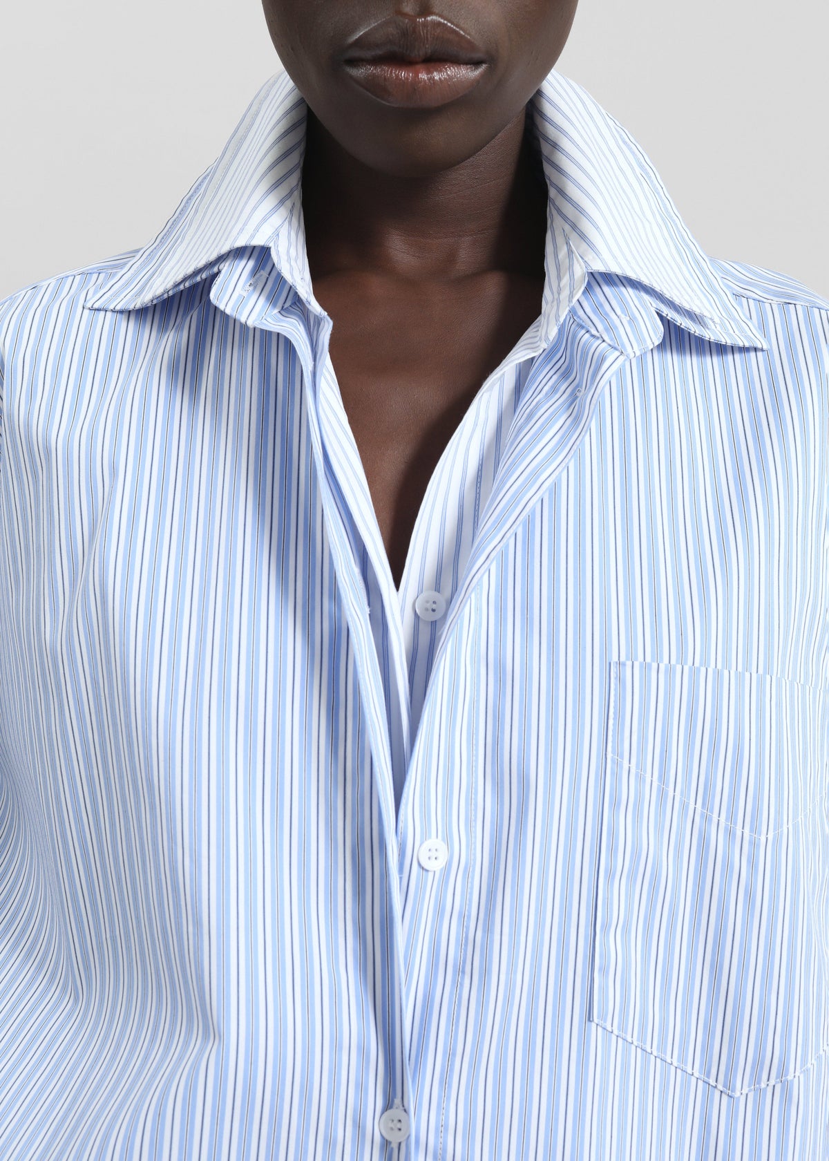 Lienz Double Shirt - Blue/White Stripe β view 3 of 7