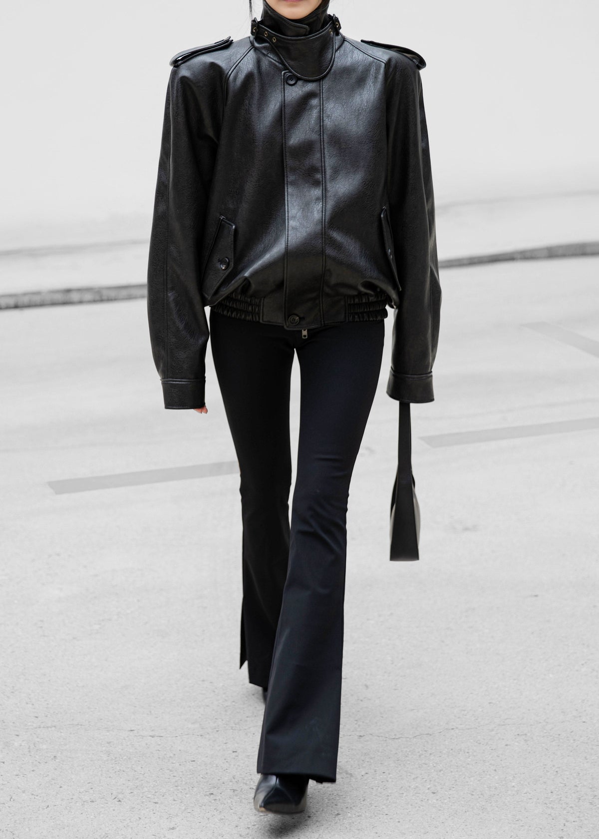Nyland Faux Leather Padded Jacket - Black β view 10 of 13