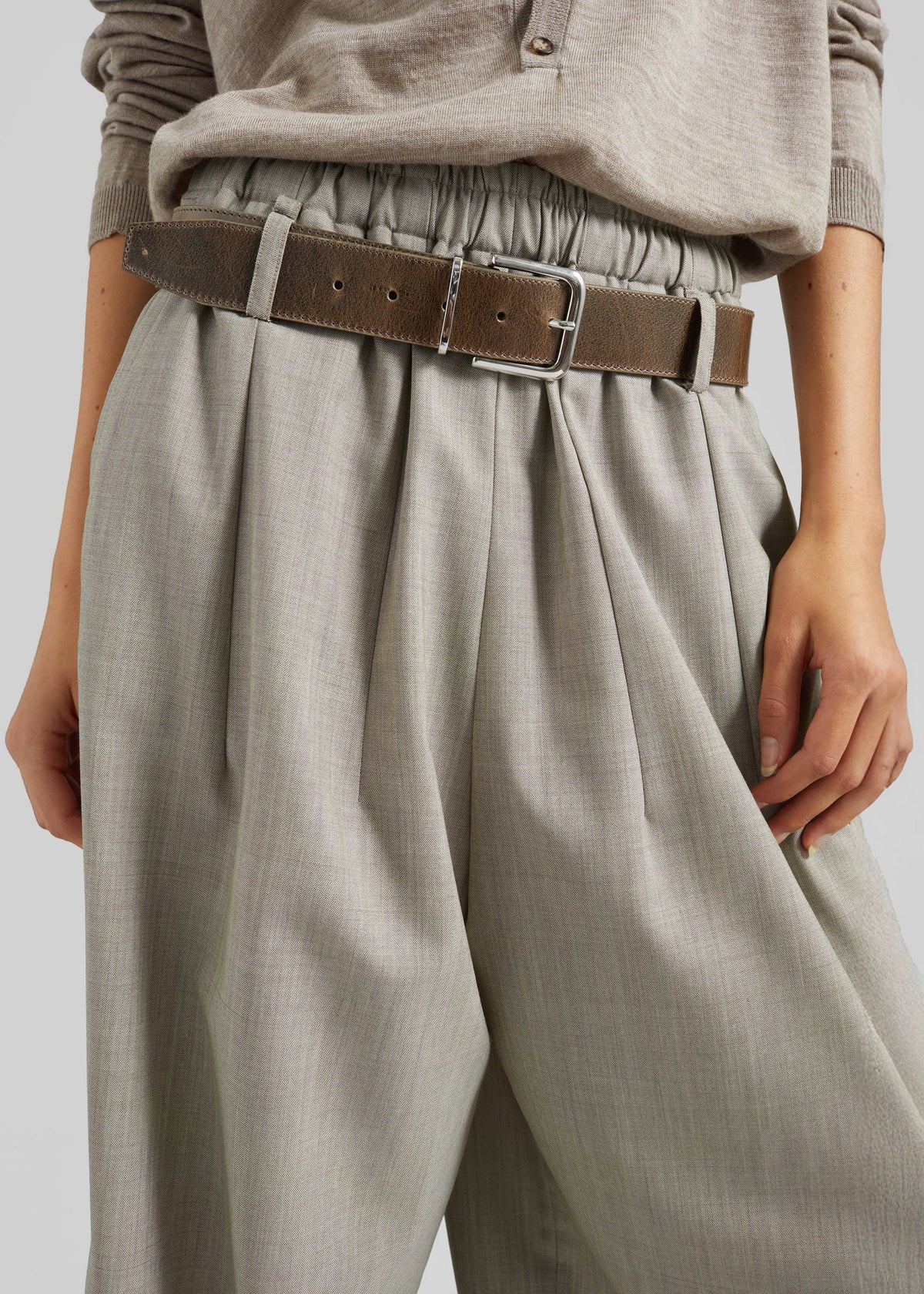 Oakdale Track Pants - Beige Melange β view 4 of 9