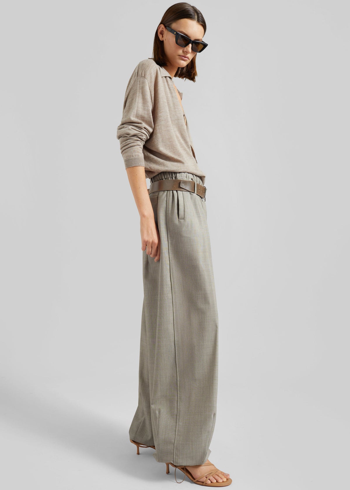 Oakdale Track Pants - Beige Melange β view 7 of 9
