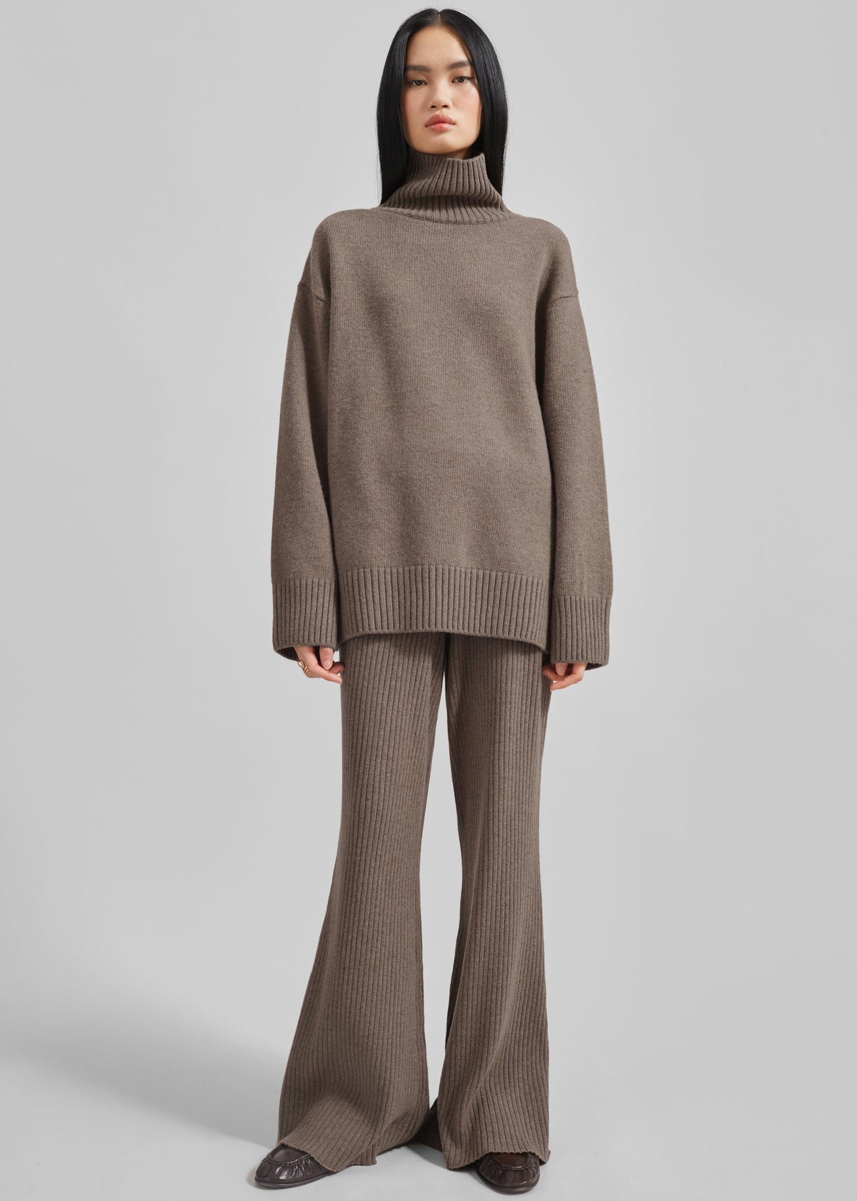 Odense Turtleneck Sweater - Brown β view 5 of 11