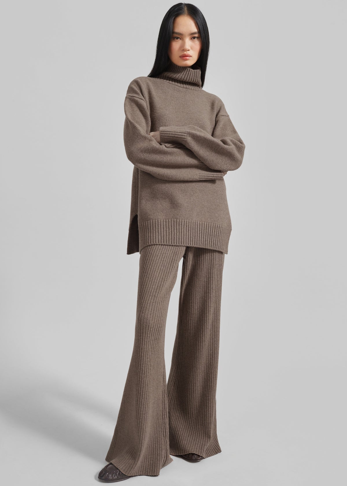 Odense Turtleneck Sweater - Brown β view 6 of 11
