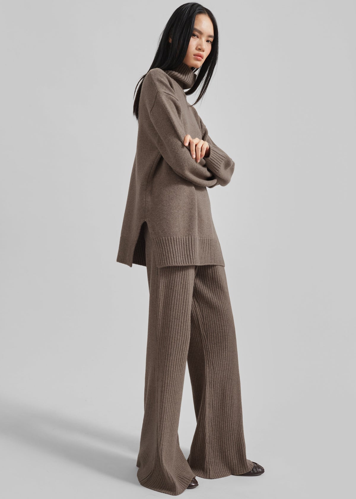 Odense Turtleneck Sweater - Brown β view 8 of 11
