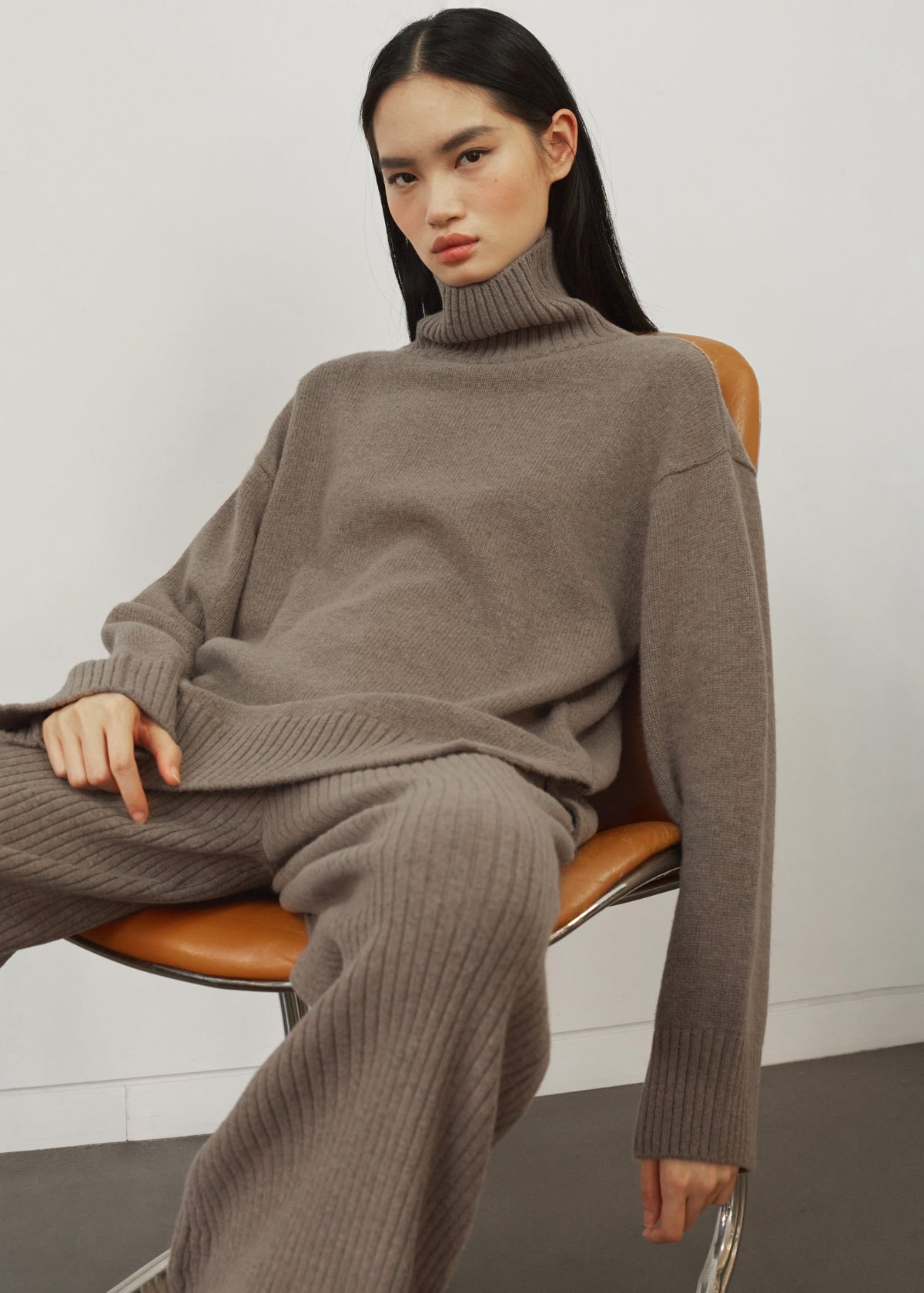 Odense Turtleneck Sweater - Brown β view 9 of 11