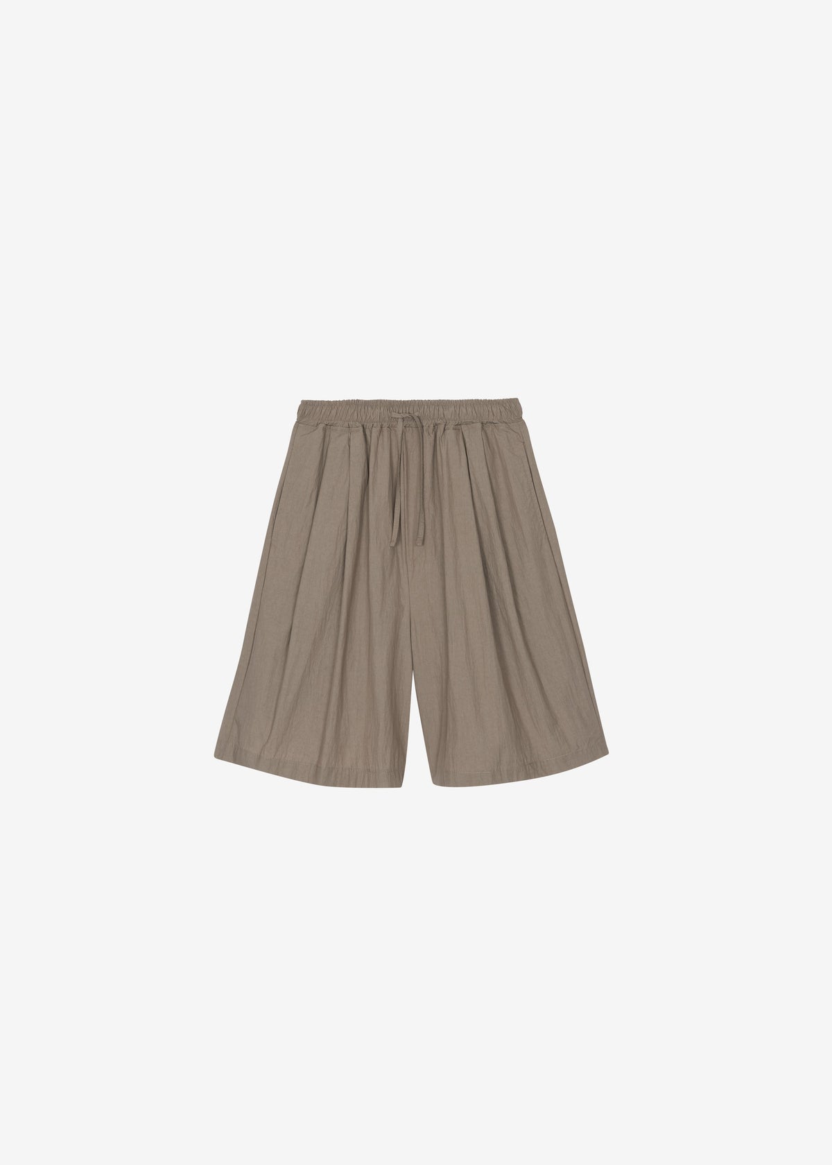 Ohio Crinkled Poplin Shorts - Taupe β view 9 of 9