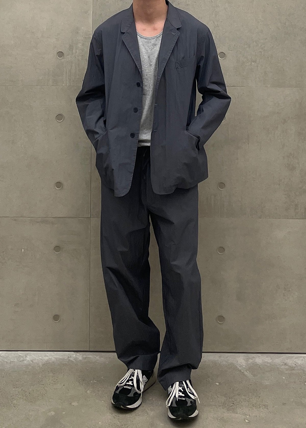 Ohio Crinkled Poplin Pants - Slate Grey β view 3 of 11