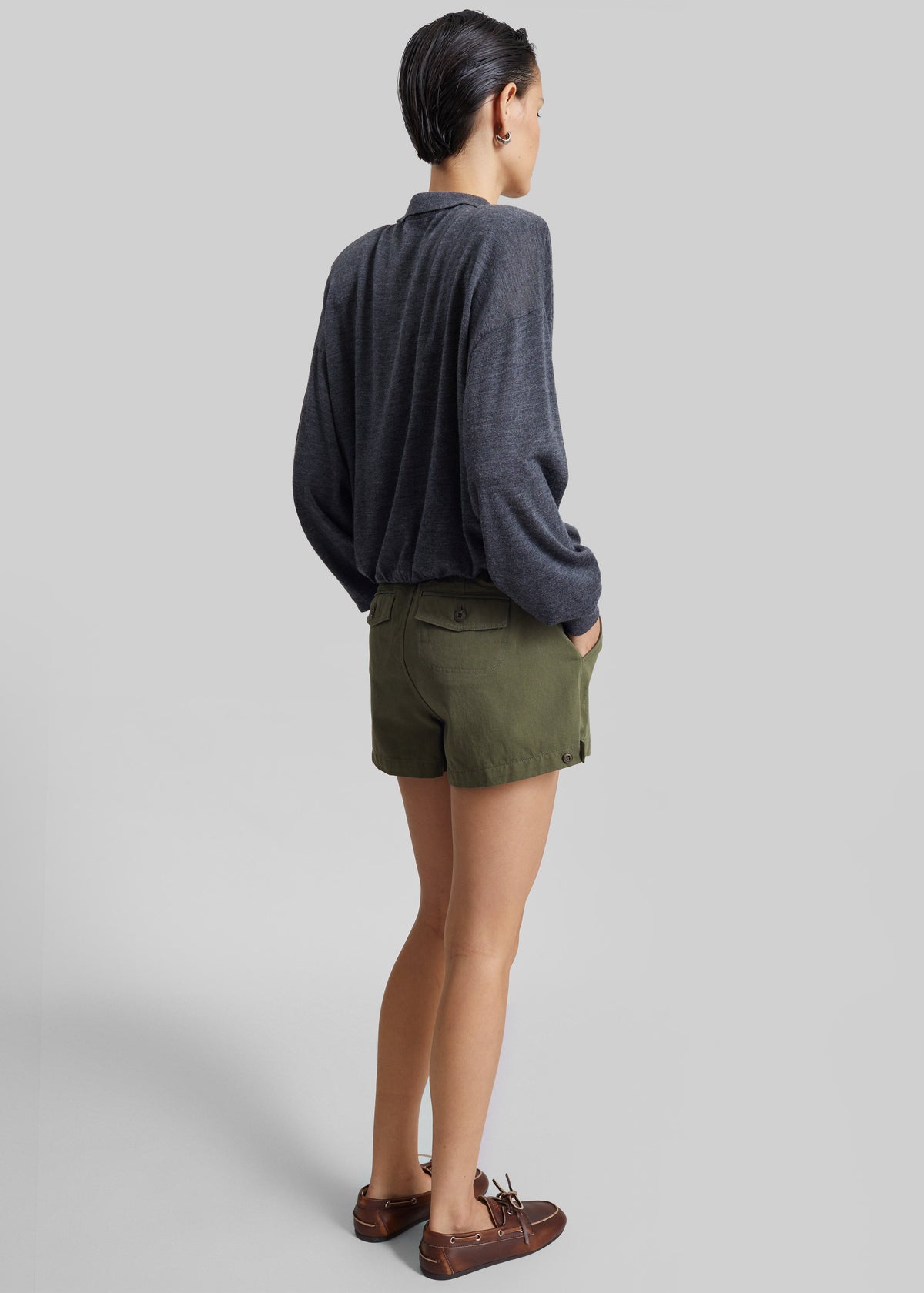 Olane Shorts - Dark Olive β view 6 of 7